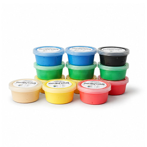 Set (6x) MASAS THERAPY-Putty® ADULTO (6 ONZAS) / Manos y dedos