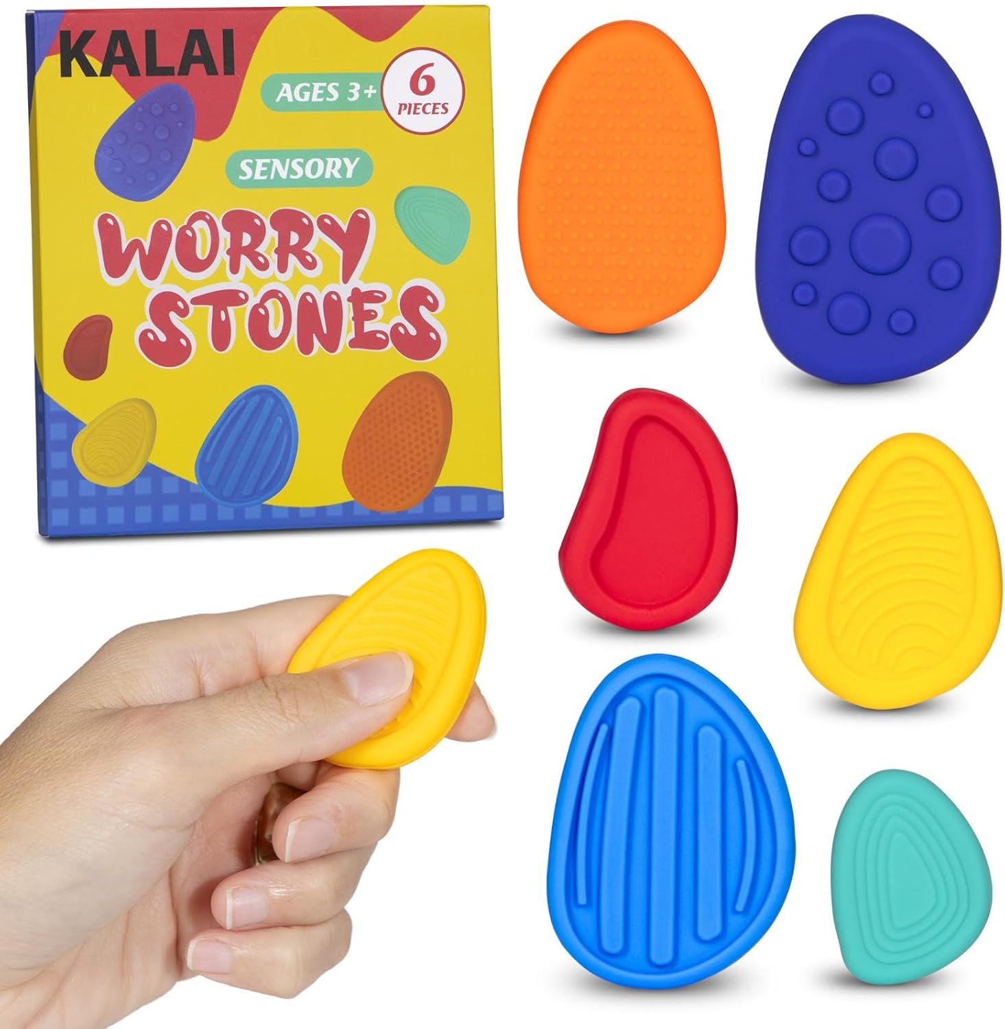 SET (6x) PIEDRAS SENSORIALES Kalai® / Special Needs