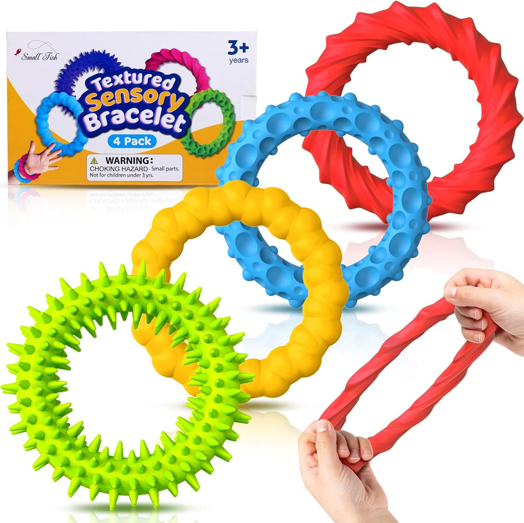 SET (4x) BRAZALETES SENSORIALES Small-Fish® / Special Needs