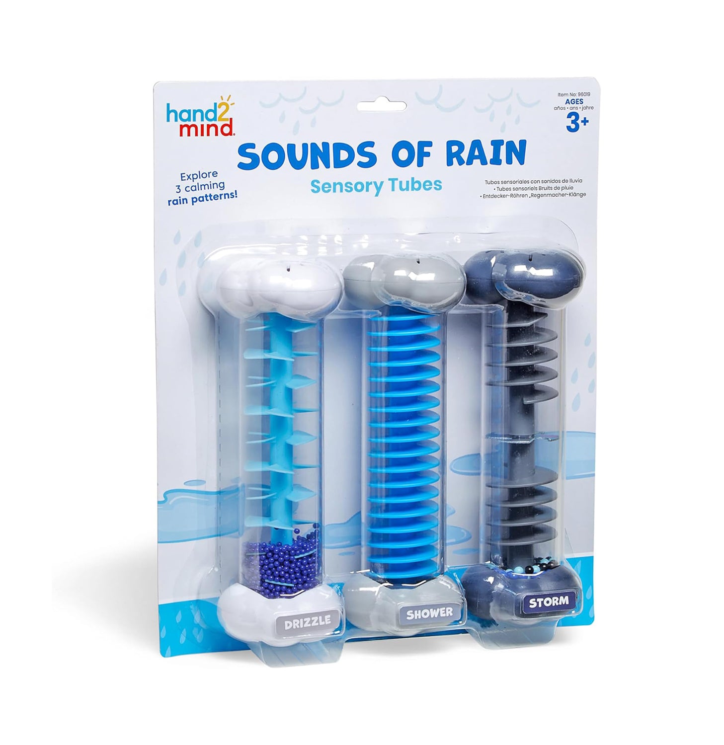 SET (3x) TUBOS SENSORIALES Hand2mind® / LLUVIA