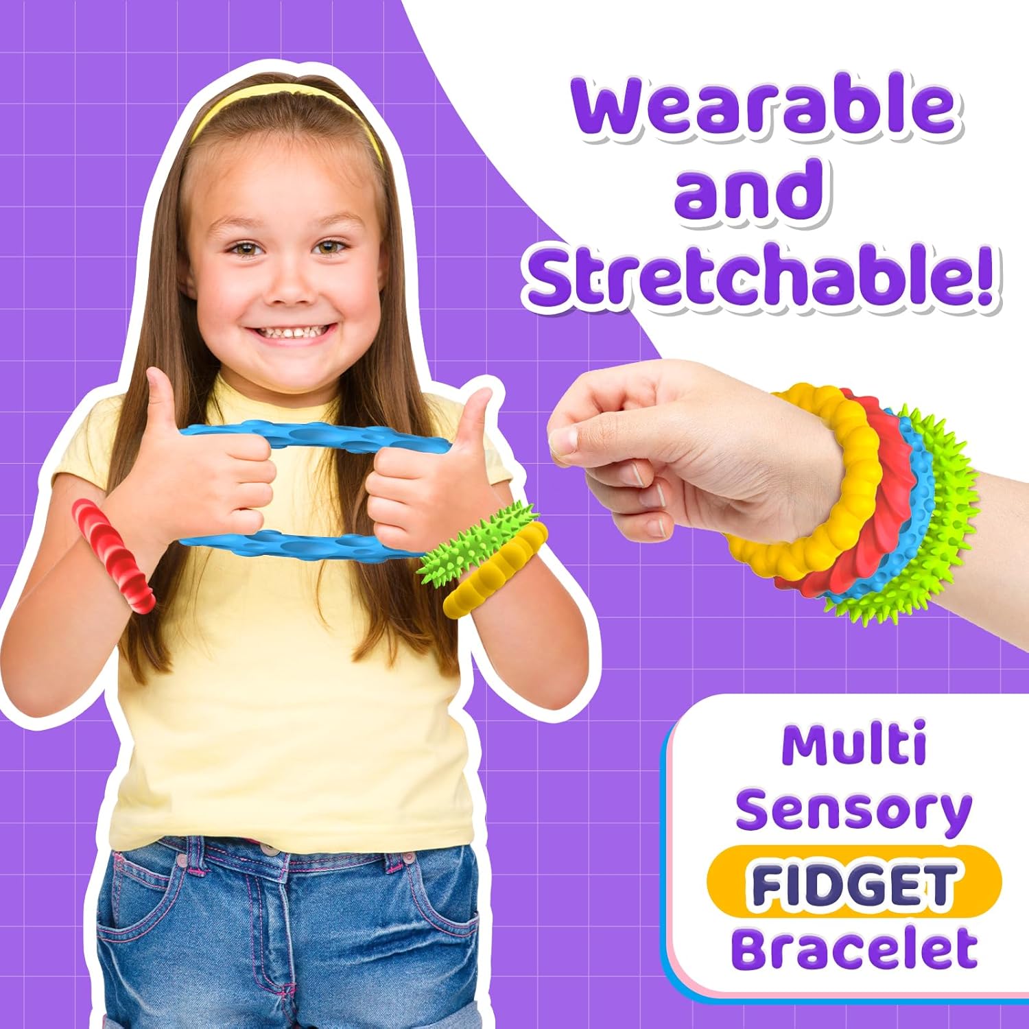 SET (4x) BRAZALETES SENSORIALES Small-Fish® / Special Needs