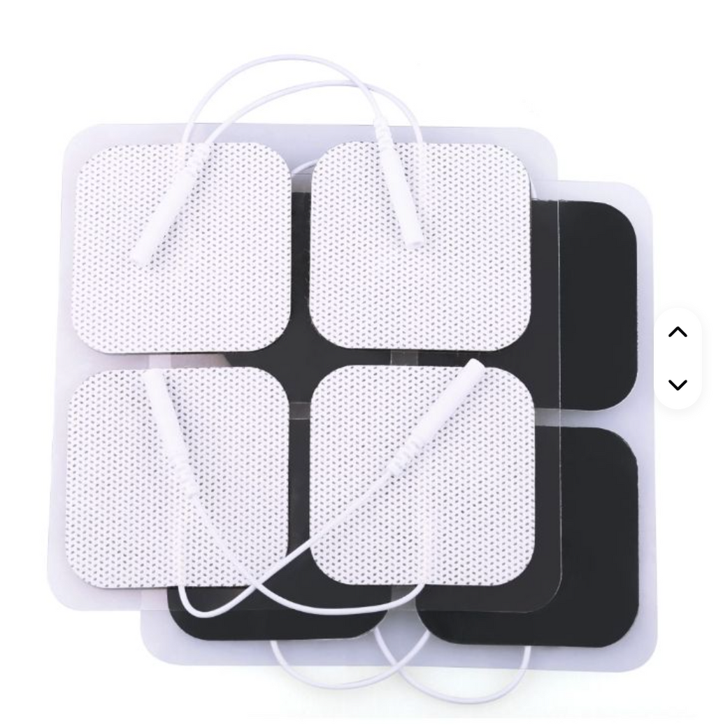 PACK (4) ELECTRODOS ADHESIVOS 5x5cm / PREMIUM / SIN LÁTEX / ELECTROTERAPIA