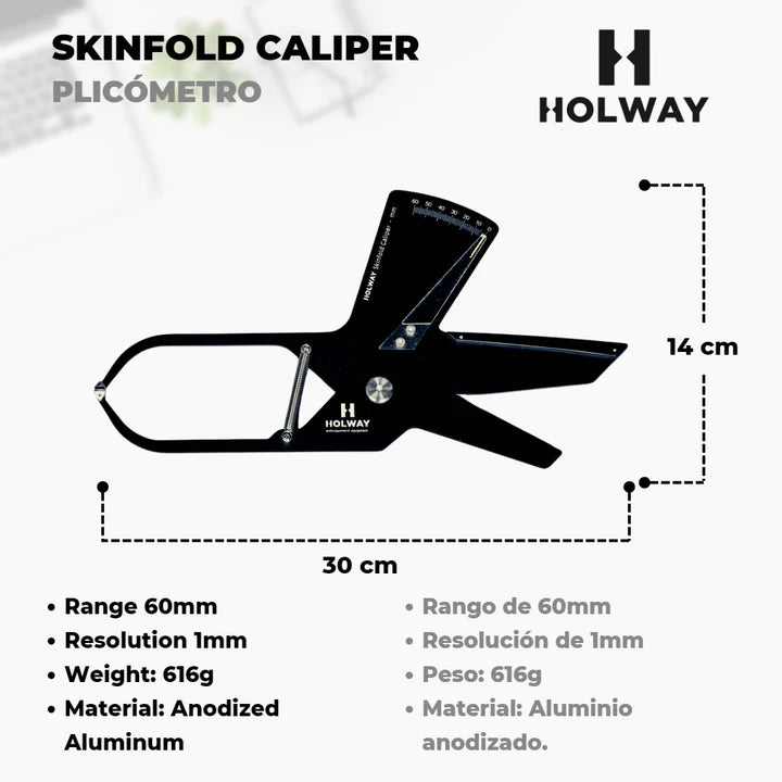 CALIPER HOLWAY® PLICÓMETRO / ADIPÓMETRO ISAK