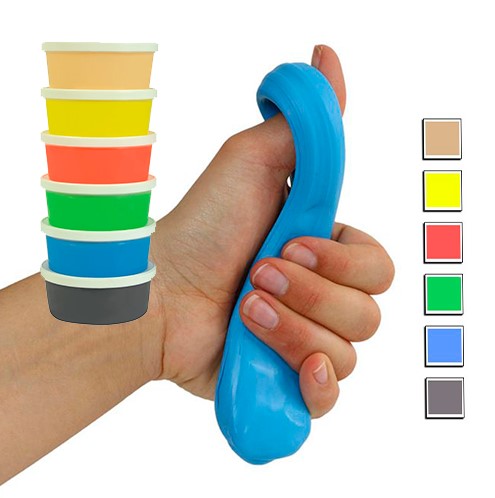 Set (6x) MASAS THERAPY-Putty® ADULTO (6 ONZAS) / Manos y dedos
